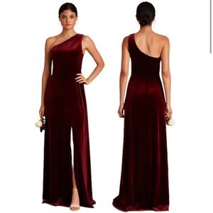 Birdy Grey Kira Dress Velvet Cabernet Dress